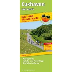 Rad- und Wanderkarte Cuxhaven und umzu: Mit Ausflugszielen, Einkehr- und Freizeittipps, wetterfest, reissfest, abwischbar, GPS-genau. 1:50000. Mit ... abwischbar, GPS-genau. Mit Stadtplan 1:18500