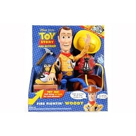 Toy Story Woody Doll-Fire Fightin' Woody by Hasbro