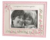 Precious Moments Pink Floral Vine 3.5x5 Grandma Photoframe
