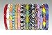 Wigspedia WHOLESALE 1 DOZEN (12 BRACELETS) RANDOM MIX OF Nepal Glass Beaded Bracelets
