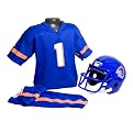 Boise State University Helmet and Uniform Set - M