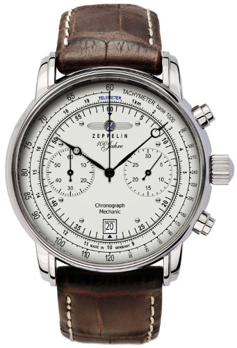 Zeppelin 7608-1 Handaufzug Herrenarmbanduhr-Chronograph