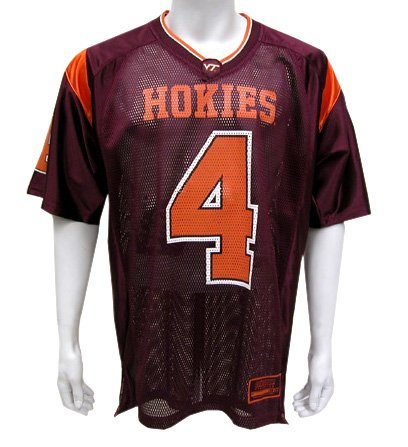 Buy Virginia Tech Hokies Mens Rivalry Printed Football Jersey by Colosseum Athletics