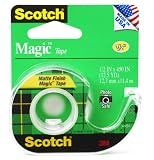 Scotch® Magic Tape, 1/2-inch x 450 Inches, 12 Rolls (104)