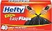 Hefty EZ Flaps Large, 30 Gallon Trash Bags, 40 Count Boxes (Pack of 6)