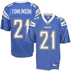 Reebok San Diego Chargers Ladainian Tomlinson Youth Replica Alternate Jersey