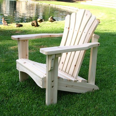 Sanibel Kids Adirondack Chair - Unfinished