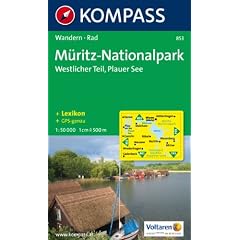 M�ritz Nationalpark, Westlicher Teil: 1:50.000. Wanderkarte mit Kurzf�hrer und Radwegen. GPS-geeignet