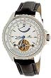 Adee Kaye 35 Jewels Automatic Watch with Power Reserve Indicator and Tourbillon Window Model AK-1097