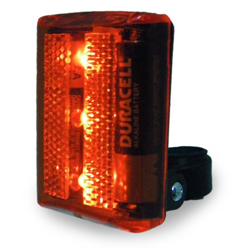 7 Function 5 LED Universal Bicycle Safety Flasher Bike Attachment Included