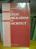 The legal obligations of the architect
