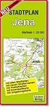 Jena 1 : 20 000. Stadtplan