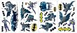 RoomMates RMK1148SCS Batman Gotham Guardian Peel and Stick Appliques