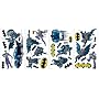 RoomMates RMK1148SCS Batman Gotham Guardian Peel and Stick Appliques
