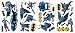 RoomMates RMK1148SCS Batman Gotham Guardian Peel & Stick Appliques