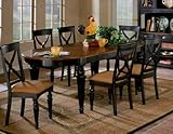 Northern Heights 7 Pc Dining Set (Black Honey) (See Description)