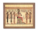 Egyptian Hieroglyphics I Kids Room Contemporary Home Decor Wall Picture Oak Framed Art Print