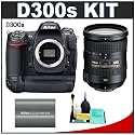 Nikon D300s Digital SLR Camera + 18-200mm VR [Vibration Reduction] II DX Lens + MB-D10 Grip + EN-EL3e Battery + Cameta Bonus Accessory Kit