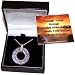 Though I walk through the Valley of shadow ...- &nbsp;Bible verse necklace ( 2.5cm or 1 inch ) - with Silver Chain and cards