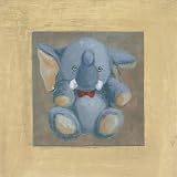 Blue Elephant by Catherine Becquer,9.2 in. x 9.2 in.