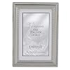 Lawrence Frames Metal Picture Frame Pewter Finish with Delicate Beading, 4 by 6-Inch