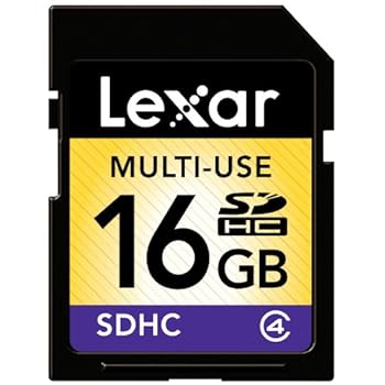 Lexar Carte mémoire SDHC 16 Go Lexar Carte mémoire SDHC 16 Go