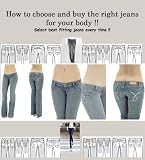 Jeans for Women - How to choose and buy the right jeans for your body!! Select best fitting jeans every time!!