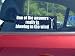 One of the answers really is blowing in the wind - Static Cling Window Decal - Medium 9.25 in x 3.5 in.