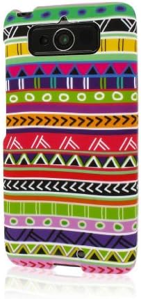 MPERO SNAPZ Series Rubberized Case for Motorola DROID Mini - Aztec Fiesta