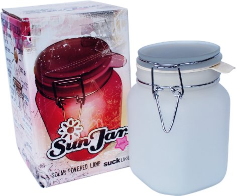 Click To Suck UK Sun Jar LED Solar Light, Pink Details... Suck UK Sun Jar LED Solar Light, Pink