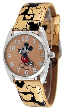 Disney #41359B Female Disney Mickey Mouse Watch with Printed Band