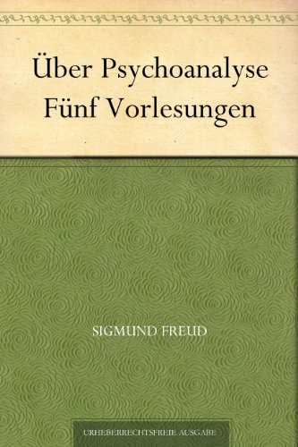 Buch - Cover Über Psychoanalyse Fünf Vorlesungen - Sigmund Freud - 