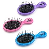 Wet Brush Multi-Pack Squirt Detangler Hair Brushes, Pink/Purple/Blue
