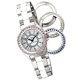 CHRISTIAN MODE (クリスチャン モード) 腕時計 C606SWH チェンジベゼル3個付き ホワイト レディース