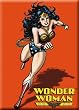 Wonder Woman Red Background Refrigerator Magnet