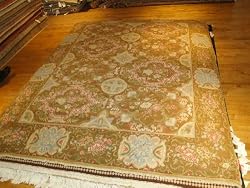 Handmade Romanian Rug 9'x11'7"