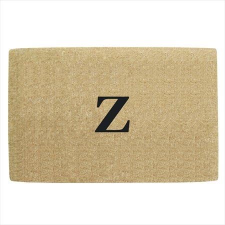 Nedia HomeHeavy Duty Coir Door Mat - Plain, No Border Design, Natural Coco Fiber Welcome Mat, Durable Handcrafted Outdoor Rug, Eco-Friendly, 30" x 48", O2100