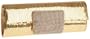 SONDRA ROBERTS NEW YORK Elongated Sequin Flap Clutch