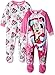 Disney Girls' Minnie Mouse 2-Pack Fleece Blanket Sleeper