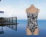 It Figures! Tummy Thinner Collection Heirloom Bandeau Tank Style Swimsuit RETAIL VALUE $119