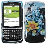 Blue Splashing Wave Yellow Flower Protector Hard Case for Samsung Replenish ....