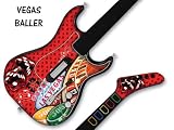 Protective skin fits the Wireless Kramer Guitar for the PS2, Guitar Hero 3 - VEGASBALLER RED