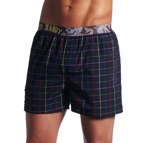 Ed Hardy Men's NYC Woven Boxer
