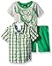 Baby Boys' Rock 3 Pc Short Set Plaid Dino, Value Not Found, Value Not Found