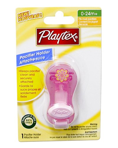 Playtex Baby Pacifier Holder: Pink
