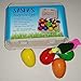 12 Surprise Eggs Finger Puppets Toys Assorted in Plastic Eggs and Vintage Box Made in USA.