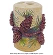 Bathroom Pinecone Lodge Tooth Brush Holder Pine Cone