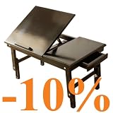 from SoBuy Folding Solid Wood Notebook Laptop Table, Adjustable Height & Angle Laptop Food Bed Lap Top Tray Table Desk, FBT02-Sch, Promotion! 25.95 instead of 28.95 only until 27.05.2012 Model 31022
