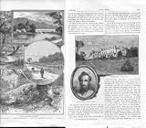 10 old engraving Greater London c1890