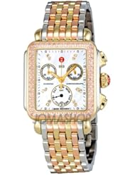 Michele Signature Deco Diamond Tri-Tone, Diamond Dial Mww06p000077